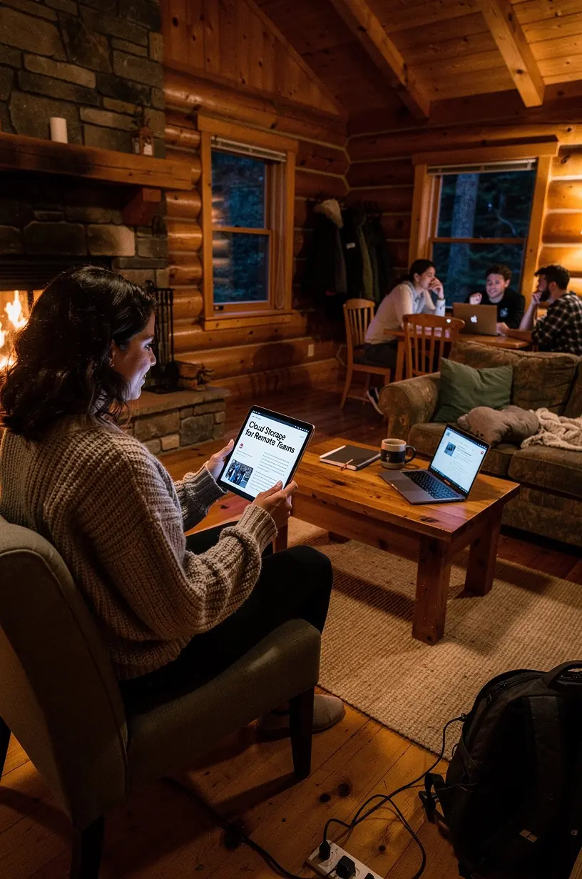 Comparing file sharing solutions for remote work efficiency.