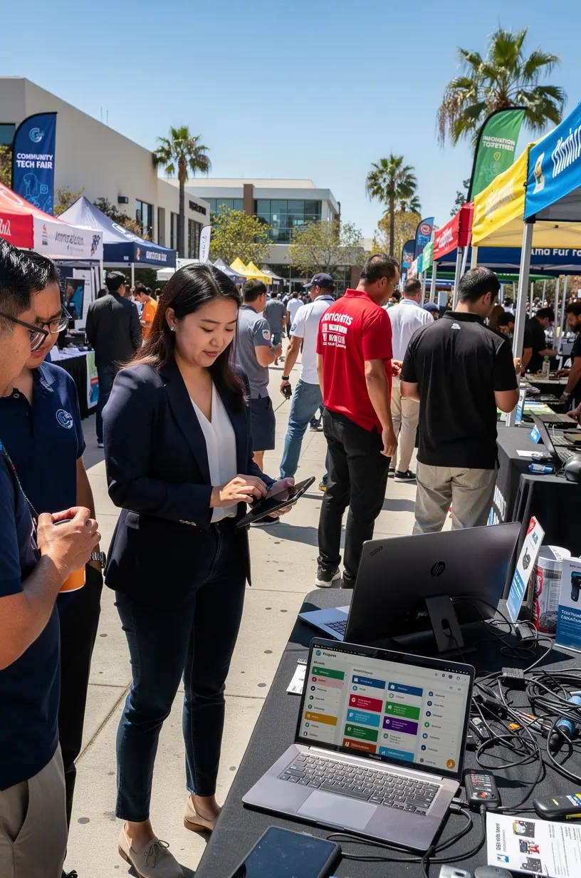 Modern office environment